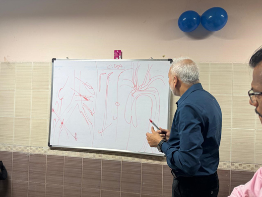 Dr. Shakir Husain teaching
